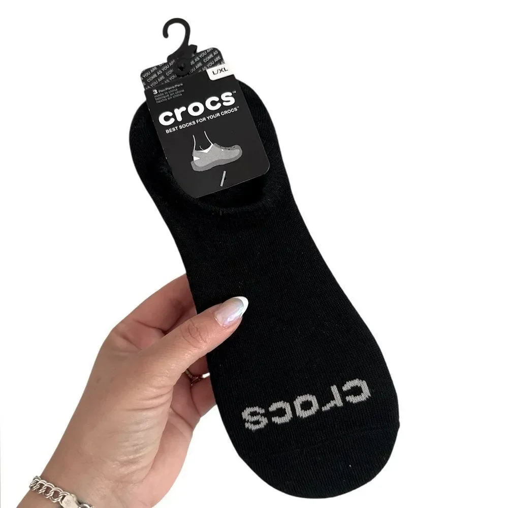 CrocsSocks Hidden Liner 3PK NWT